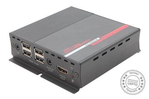Hall Research HDMI and USB Extension on CAT6 with Audio and Integrated Control Receiver - EX-HDU-R