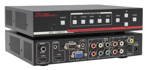 Hall Research Multi-Format Digital/Analog Video and Audio HDMI Processor - SC-1080H