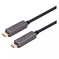 Hall Technologies 10M USB 3.1 Type-C to C full functional cable Plenum rated - CUSB-JAV-C-C-10