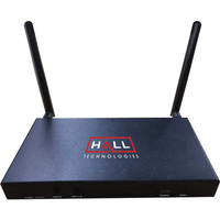 Hall Technologies 1x2 HDMI Distribution Amplifer - Analog and Optical Extracted Audio Output - 1080p to 4K60 4:4:4 Support - HT-FLARE-2