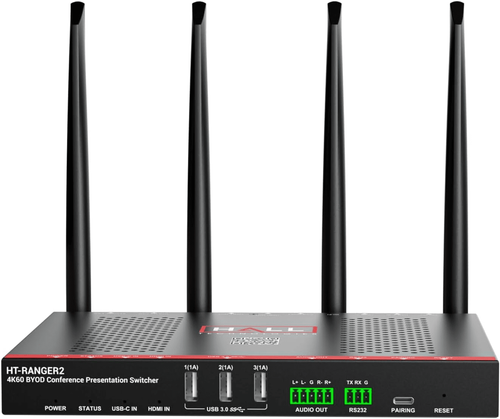 Hall Technologies 4K BYOD Conference Presentation Switcher - HT-RANGER2