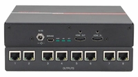 Hall Technologies 4K UHD HDMI Splitter/Extender over 1 CAT6 to 100m/328ft, - ULTRA-V-8S