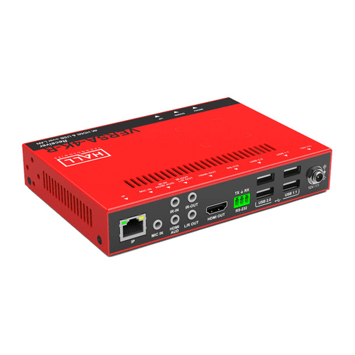 Hall Technologies 4K Video & USB Decoder Extension for Point-to-Point or Matrix over IP - HT-VERSA-4K-R