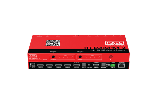 Hall Technologies 4x2 HDMI Switcher - HT-EUROPA4-2