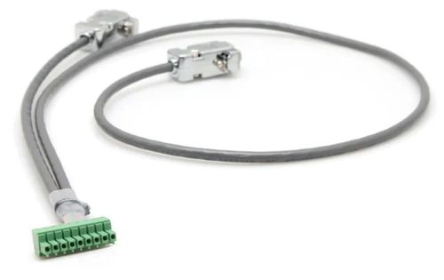 Hall Technologies CA10217 Pluggable Terminal Block to two DB9 RS232 Cable, - CA10217