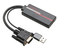 Hall Technologies VGA to HDMI Adapter with Audio, - GC-VGA-HDU