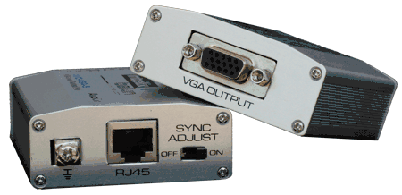 Intelix Passive VGA Extender Set (Transmitter and Receiver) - AVO-VGA