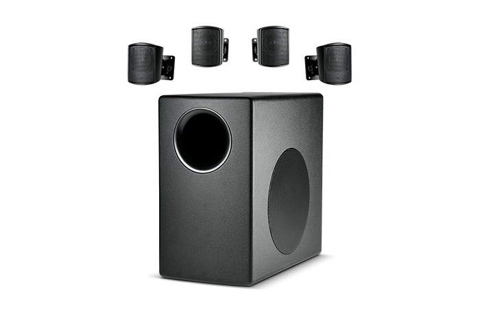 JBL Packaged Surface-Mount Subwoofer-Satellite Loudspeaker System