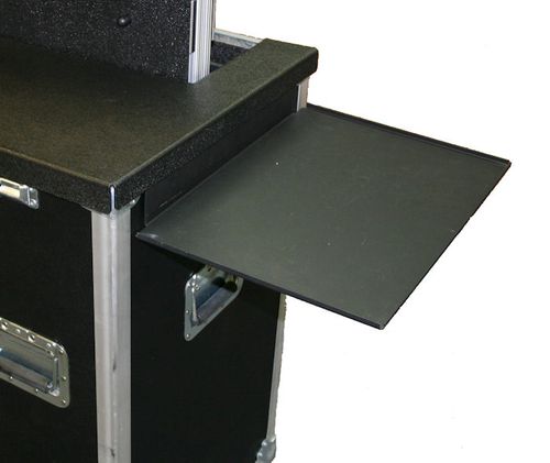 Jelco RotoLift Hanging Equipment Shelf Black - EL-21