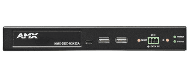 JPEG 2000 4K60 4:4:4 & HDR Video Over IP Decoder, Stand Alone with POE+, KVM, & AES67, Stand-alone - FGN2422A-SA