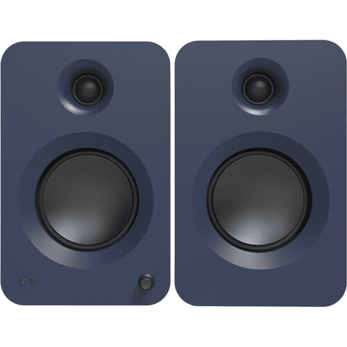 Kanto 200W Powered Bookshelf Speakers with HDMI ARC, USB-C, and Bluetooth 5.3 - Matte Blue, Pair - RENMU