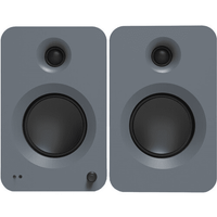 Kanto 200W Powered Bookshelf Speakers with HDMI ARC, USB-C, and Bluetooth 5.3 - Matte Grey, Pair - RENMG