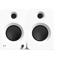 Kanto 200W Powered Bookshelf Speakers with HDMI ARC, USB-C, and Bluetooth 5.3 - Matte White, Pair - RENMW