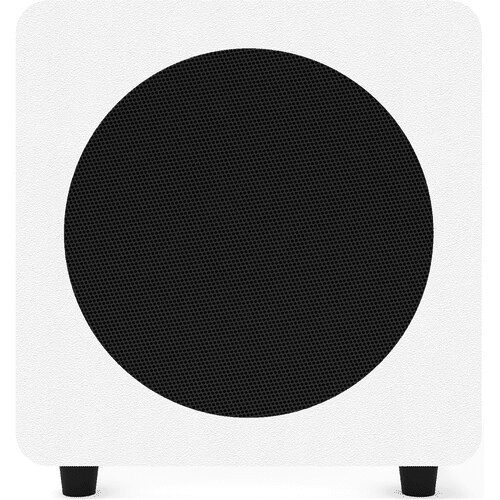 Kanto 8-inch Sealed Powered Subwoofer w. RCA Cable - Matte White - SUB8VMW