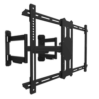 Kanto Full Motion Corner TV Mount for 37-inch to 70-inch TVs - Black - PDC650
