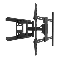Kanto Full-Motion Metal Stud TV Mount with SNAPTOGGLE® Heavy-Duty Toggle Bolts for 34" to 65" TVs - Black - LX600SW