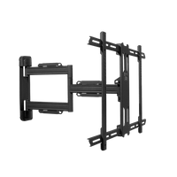 Kanto Full Motion TV Wall Mount for 37-inch to 60-inch TVs - Black - PS350