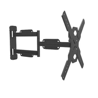 Kanto Full Motion TV Wall Mount for 37-inch to 60-inch TVs - Black - PS400