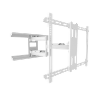 Kanto Full Motion TV Wall Mount for 37-inch to 75-inch TVs - White - PDX650W