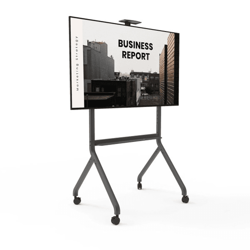 Kanto Heavy Duty Height Adjustable Rolling TV Stand for 55" - 100" Screens - MTP100