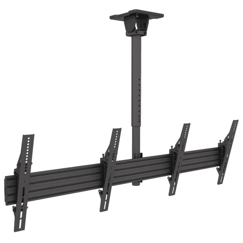 Kanto Menu Board Ceiling Mount System with Tilting Arms for 40-Inch to 60-Inch TVs (2 wide, 1 high, 1 sided) - MBC211T