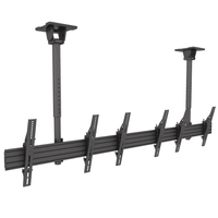 Kanto Menu Board Ceiling Mount System with Tilting Arms for 40-Inch to 60-Inch TVs (3 wide, 1 high, 1 sided) - MBC311T