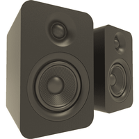 Kanto Pair - Passive Speakers with 1" Silk Dome Tweeter and 4" Kevlar Woofer - Black - YUP4