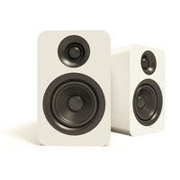 Kanto Pair - Passive Speakers with 1" Silk Dome Tweeter and 4" Kevlar Woofer - White - YUP4W