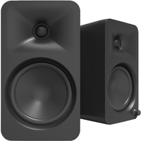 Kanto Powered Reference Speakers with USB-C Input and Bluetooth - Black, Pair - ORA4MB