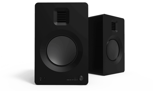 Kanto Premium Powered Speaker with Headphone Out, USB DAC, Dedicated Phono Pre-amp, Bluetooth, Matte Black - TUKMB
