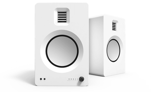 Kanto Premium Powered Speaker with Headphone Out, USB DAC, Dedicated Phono Pre-amp, Bluetooth, Matte White - TUKMW