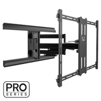 Kanto Pro Series Full Motion TV Wall Mount for 42-inch to 100-inch TVs with movable pivot and tool-less tilt - Black - PMX700