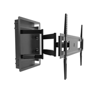 Kanto Recessed In-Wall Full Motion TV Mount for 46-inch to 80-inch TVs - R500