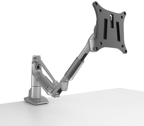 Kanto Single-Monitor Gas Shock Desktop Mount for 17-inch to 32-inch Displays - Silver - DMS1000S