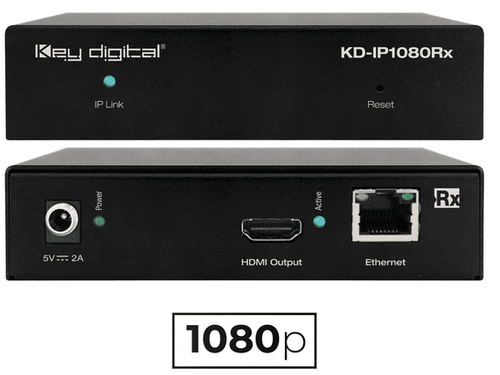 Key Digital 1080p AV over IP System Receiver - KD-IP1080RX