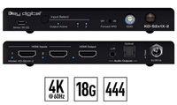 Key Digital 2 Input Slim Series HDMI Auto Switcher  - KD-S2x1X-2
