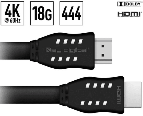 Key Digital 20ft (6.1m) 4K 18Gbps HDMI Cable - KD-Pro20