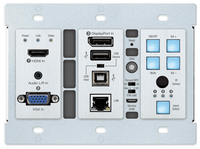 Key Digital 3 Input Multi-format Switcher and USB 2.0 Wall Plate 100m HDBaseT Transmitter  - KD-X3x1WUTx