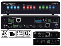 Key Digital 4 Input 2 Mirrored Output Presentation Switch  - KD-PS42