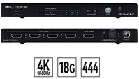 Key Digital 4 Input Slim Series HDMI Auto Switcher  - KD-S4x1X-2