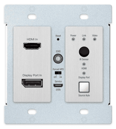 Key Digital HDMI VGA over 40m CAT6 HDBaseT Wall Plate Transmitter  - KD-X2X1WVTx