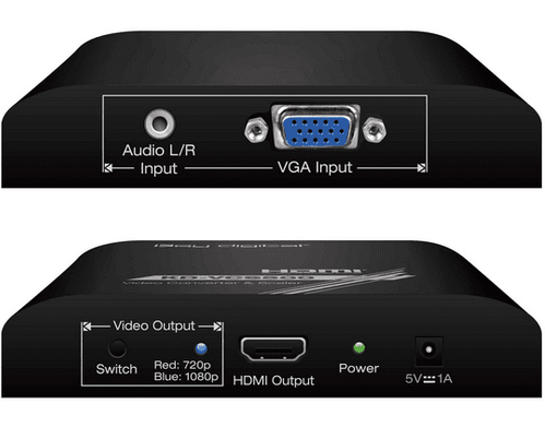 Key Digital VGA to HDMI Converter Scaler - KD-VCS500