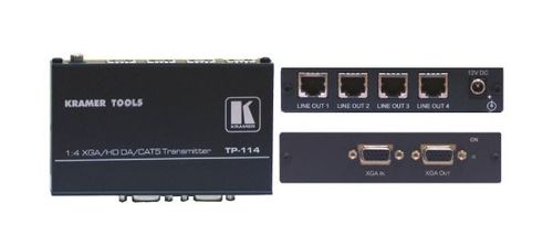 Kramer 1:4 Computer Graphics Video & HDTV over Twisted Pair Transmi - TP-114