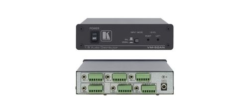 Kramer 1:5 Balanced & Unbalanced Stereo Audio Distribution Amplifie - VM-50AN