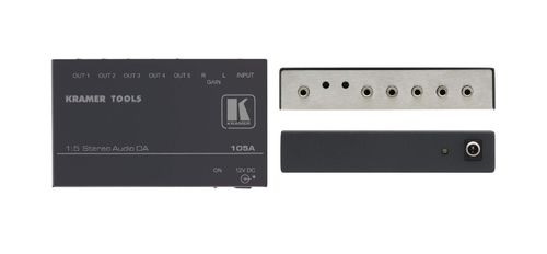 Kramer 1:5 Stereo Audio Distribution Amplifier - 105A