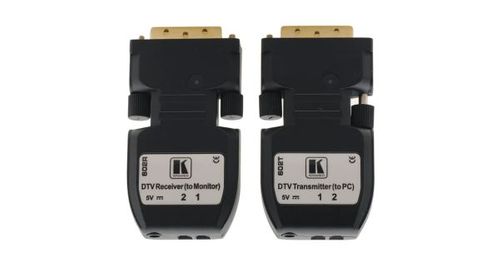 Kramer 2 fiber Detachable DVI Optical Tx &Rx set - 602R/T(SET)/US
