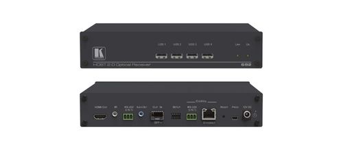Kramer 4K60 4:2:0 HDMI/USB/Eth/Cntl over Ultra?Reach HDBT Fiber Rx - 692