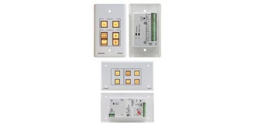 Kramer 6-Button Room Controller with Printed Group Labels - RC-62(W)