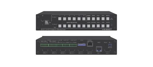 Kramer 6x2 UHD HDMI Matrix Switcher with HDMI and HDBT outputs - VS-62DT