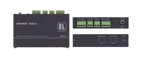 Kramer Balanced/Unbalanced Stereo Audio Transcoder - 482XL